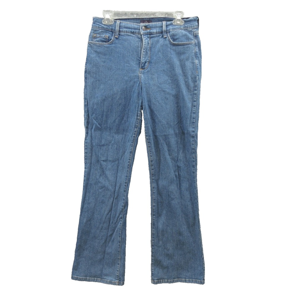 NYDJ Womens Jeans Size 12 Stretch Mid Rise Bootcut Made in USA
